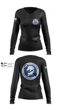 312th Military Intelligence Battalion 29345805 Women's Long Sleeve V-neck Shirt - 1
