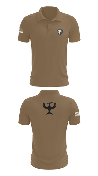 Short Sleeve Performance Polo, 340th Psyop Co., , Teamtime, Team time, sublimation, custom sports apparel, team uniforms, spirit wear, spiritwear, sports uniforms, custom shirts, team store, custom team store, fundraiser sports, apparel fundraiser