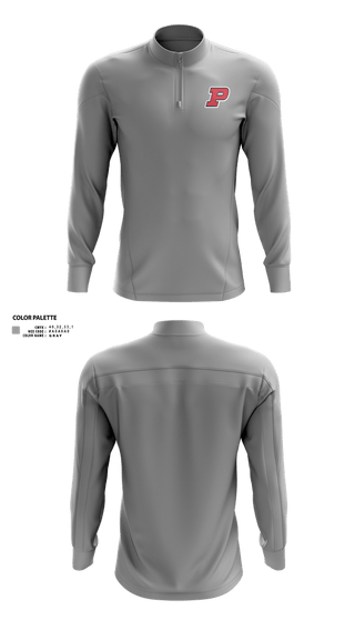 Quarter Zip Jacket, Pembroke Titans Football And Cheer, , Teamtime, Team time, sublimation, custom sports apparel, team uniforms, spirit wear, spiritwear, sports uniforms, custom shirts, team store, custom team store, fundraiser sports, apparel fundraiser