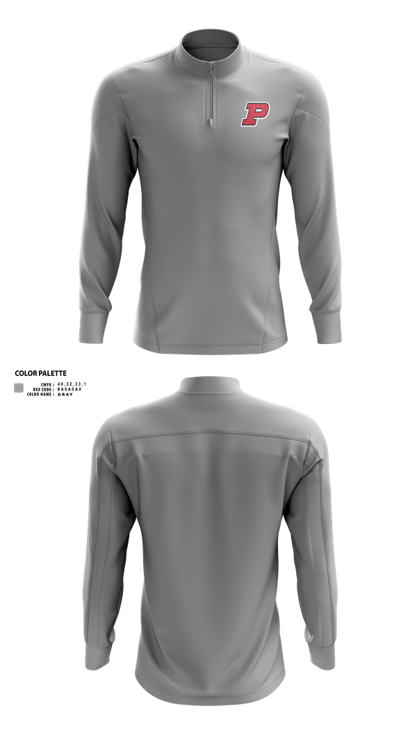 Quarter Zip Jacket, Pembroke Titans Football And Cheer, , Teamtime, Team time, sublimation, custom sports apparel, team uniforms, spirit wear, spiritwear, sports uniforms, custom shirts, team store, custom team store, fundraiser sports, apparel fundraiser