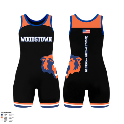 Woodstown Wrestling 19595478 Wrestling Singlet - 4