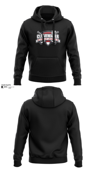 Hoodie, Clearwater Little League, Baseball, Teamtime, Team time, sublimation, custom sports apparel, team uniforms, spirit wear, spiritwear, sports uniforms, custom shirts, team store, custom team store, fundraiser sports, apparel fundraiser