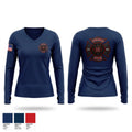 Fieldale Fire Company Women's Long Sleeve V-neck Shirt - 1