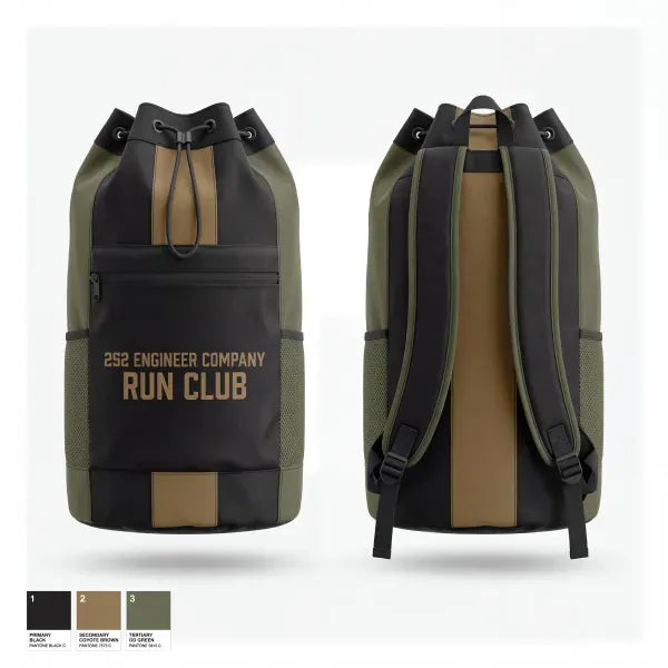Gear Bag, 252 Engineer Company, Army, Teamtime, Team time, sublimation, custom sports apparel, team uniforms, spirit wear, spiritwear, sports uniforms, custom shirts, team store, custom team store, fundraiser sports, apparel fundraiser