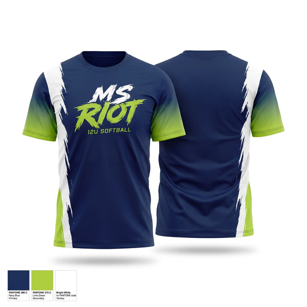 Short Sleeve Performance Shirt, MS Roit, Softball, Teamtime, Team time, sublimation, custom sports apparel, team uniforms, spirit wear, spiritwear, sports uniforms, custom shirts, team store, custom team store, fundraiser sports, apparel fundraiser