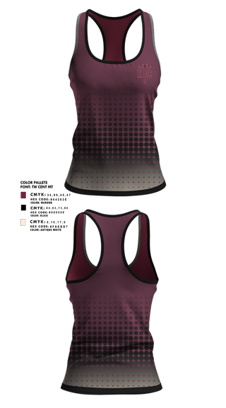 Tank Top, Dowling Catholic, Cheer, Teamtime, Team time, sublimation, custom sports apparel, team uniforms, spirit wear, spiritwear, sports uniforms, custom shirts, team store, custom team store, fundraiser sports, apparel fundraiser