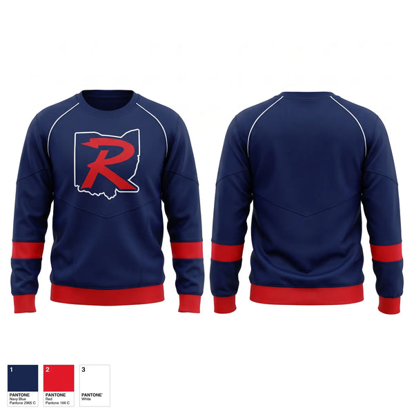 Crew Neck Sweatshirt, Ohio Renegades, Baseball, Teamtime, Team time, sublimation, custom sports apparel, team uniforms, spirit wear, spiritwear, sports uniforms, custom shirts, team store, custom team store, fundraiser sports, apparel fundraiser
