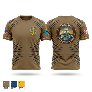 Old School Cotton Feel Shirt, COMSUBPAC CPOA, Navy, Teamtime, Team time, sublimation, custom sports apparel, team uniforms, spirit wear, spiritwear, sports uniforms, custom shirts, team store, custom team store, fundraiser sports, apparel fundraiser