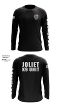 Joliet Police K-9 Unit 79217416 Old School Cotton Feel Long Sleeve Shirt - 3