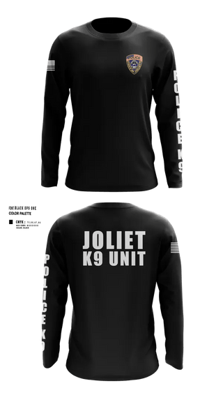 Old School Cotton Feel Shirt, Joliet Police K-9 Unit, Police, Teamtime, Team time, sublimation, custom sports apparel, team uniforms, spirit wear, spiritwear, sports uniforms, custom shirts, team store, custom team store, fundraiser sports, apparel fundraiser