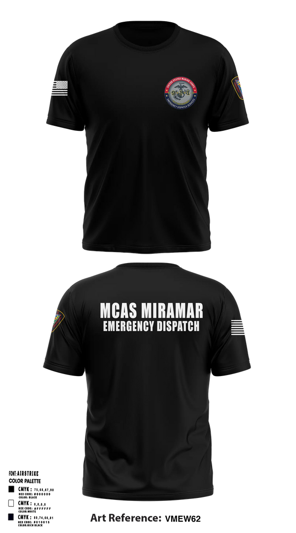 Short Sleeve Performance Shirt, MCAS Miramar Emergency Dispatch, Marines, Teamtime, Team time, sublimation, custom sports apparel, team uniforms, spirit wear, spiritwear, sports uniforms, custom shirts, team store, custom team store, fundraiser sports, apparel fundraiser