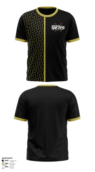 Short Sleeve Performance Shirt, Northeast 9ers, Softball, Teamtime, Team time, sublimation, custom sports apparel, team uniforms, spirit wear, spiritwear, sports uniforms, custom shirts, team store, custom team store, fundraiser sports, apparel fundraiser