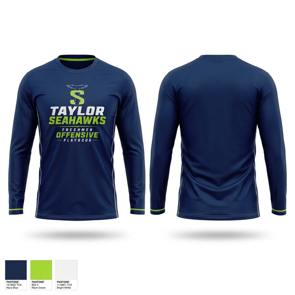 Long Sleeve Performance Shirt, Taylor Seahawks, , Teamtime, Team time, sublimation, custom sports apparel, team uniforms, spirit wear, spiritwear, sports uniforms, custom shirts, team store, custom team store, fundraiser sports, apparel fundraiser