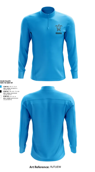 Quarter Zip Jacket, Ohana Volleyball, Women's Volleyball, Teamtime, Team time, sublimation, custom sports apparel, team uniforms, spirit wear, spiritwear, sports uniforms, custom shirts, team store, custom team store, fundraiser sports, apparel fundraiser