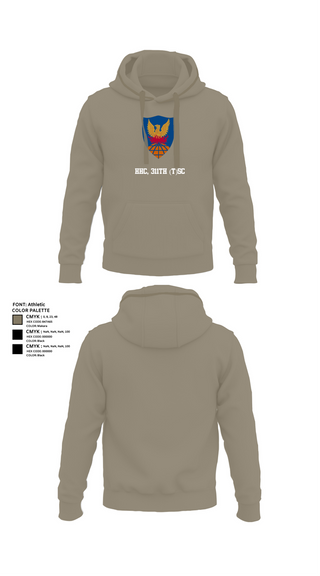 Hoodie, HHC, 311th (T)SC, , Teamtime, Team time, sublimation, custom sports apparel, team uniforms, spirit wear, spiritwear, sports uniforms, custom shirts, team store, custom team store, fundraiser sports, apparel fundraiser