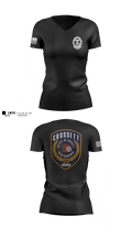 Crossett Police Department 1680573 Women's Short Sleeve V-neck Shirt - 4