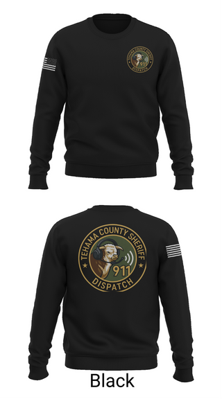 Crew Neck Sweatshirt, TCSO DISPATCH, , Teamtime, Team time, sublimation, custom sports apparel, team uniforms, spirit wear, spiritwear, sports uniforms, custom shirts, team store, custom team store, fundraiser sports, apparel fundraiser