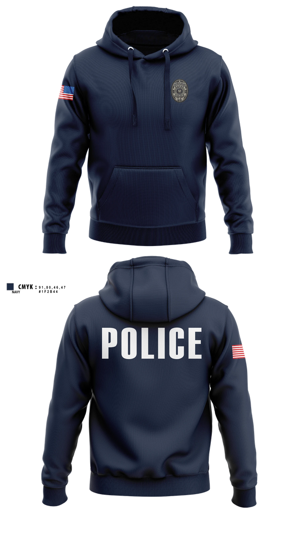 Hoodie, Rayne Police Department, Police, Teamtime, Team time, sublimation, custom sports apparel, team uniforms, spirit wear, spiritwear, sports uniforms, custom shirts, team store, custom team store, fundraiser sports, apparel fundraiser