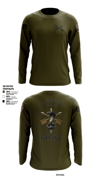 Long Sleeve Performance Shirt, SWAT, Police, Teamtime, Team time, sublimation, custom sports apparel, team uniforms, spirit wear, spiritwear, sports uniforms, custom shirts, team store, custom team store, fundraiser sports, apparel fundraiser