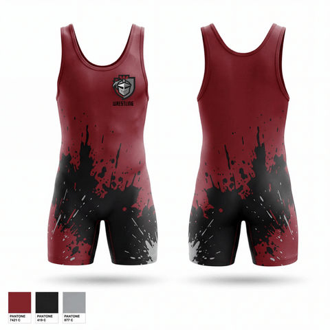 Wrestling Singlet, Lansingburgh Knights, Wrestling, Teamtime, Team time, sublimation, custom sports apparel, team uniforms, spirit wear, spiritwear, sports uniforms, custom shirts, team store, custom team store, fundraiser sports, apparel fundraiser