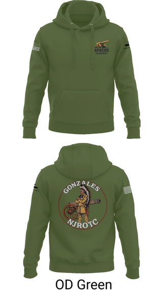 Hoodie, NJROTC Apache Company, , Teamtime, Team time, sublimation, custom sports apparel, team uniforms, spirit wear, spiritwear, sports uniforms, custom shirts, team store, custom team store, fundraiser sports, apparel fundraiser