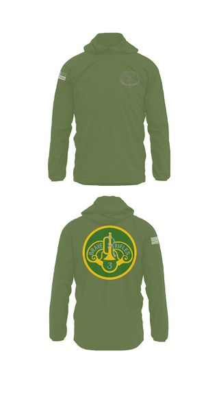 Windbreaker, 3d Cavalry Regiment, Army, Teamtime, Team time, sublimation, custom sports apparel, team uniforms, spirit wear, spiritwear, sports uniforms, custom shirts, team store, custom team store, fundraiser sports, apparel fundraiser