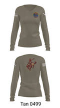 Missile Techs 24768628 Women's Long Sleeve V-neck Shirt - 73