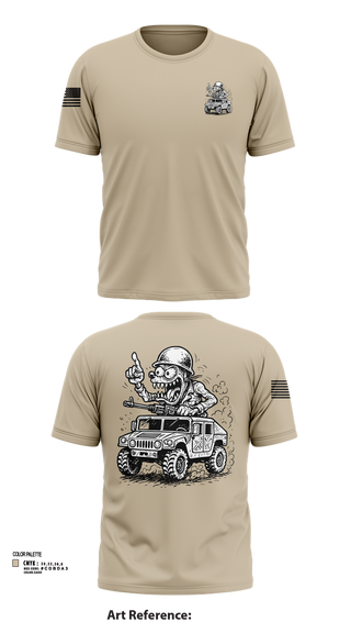 Short Sleeve Performance Shirt, 278th JMTG-U Mayors Cell Mech., , Teamtime, Team time, sublimation, custom sports apparel, team uniforms, spirit wear, spiritwear, sports uniforms, custom shirts, team store, custom team store, fundraiser sports, apparel fundraiser