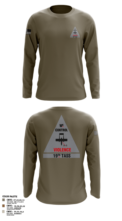 19th TASS 24755317 Long Sleeve Performance Shirt - 1