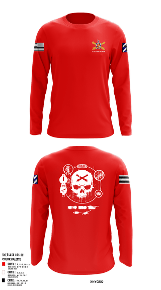 Long Sleeve Performance Shirt, 1-41 FA, Army, Teamtime, Team time, sublimation, custom sports apparel, team uniforms, spirit wear, spiritwear, sports uniforms, custom shirts, team store, custom team store, fundraiser sports, apparel fundraiser