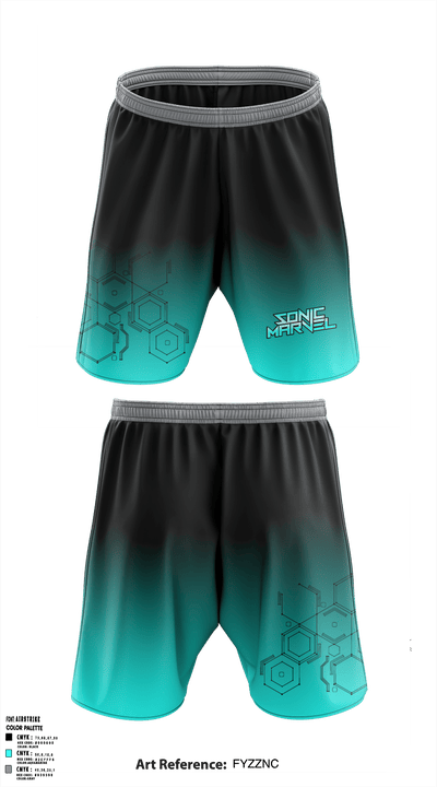 DJ Sonic Marvel 49392469 Athletic Shorts With Pockets - 1