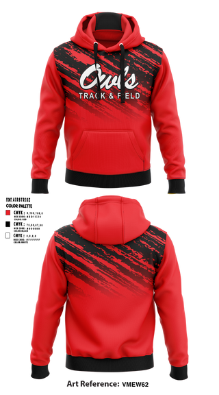 Hoodie, ELGIN, Track & Field, Teamtime, Team time, sublimation, custom sports apparel, team uniforms, spirit wear, spiritwear, sports uniforms, custom shirts, team store, custom team store, fundraiser sports, apparel fundraiser