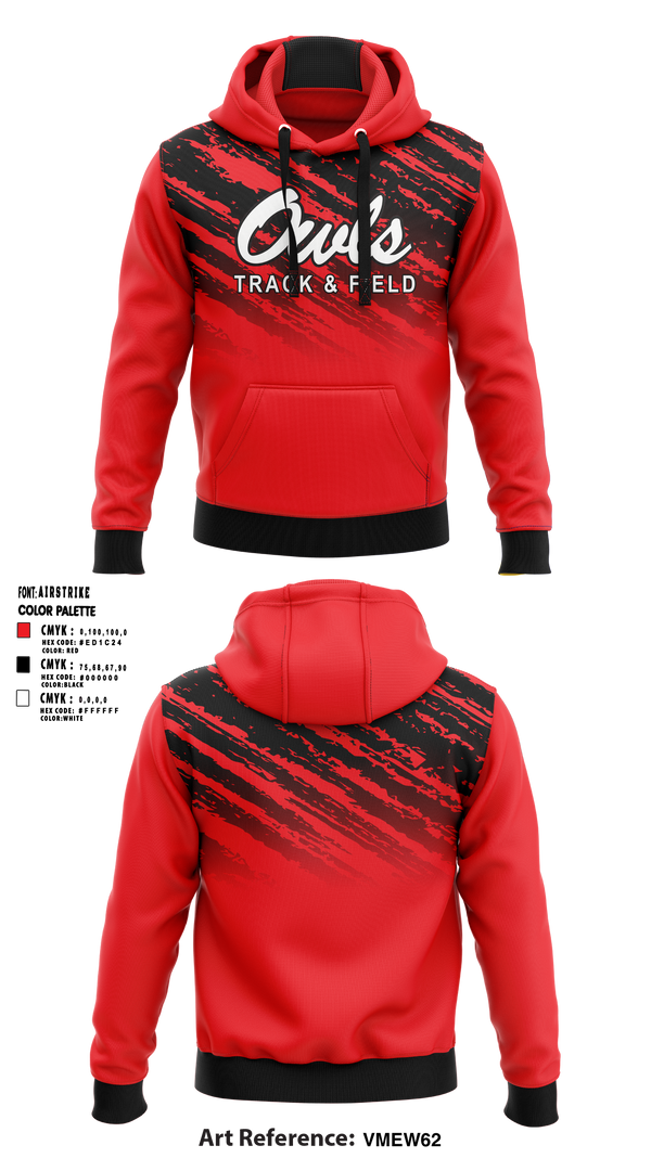 Hoodie, ELGIN, Track & Field, Teamtime, Team time, sublimation, custom sports apparel, team uniforms, spirit wear, spiritwear, sports uniforms, custom shirts, team store, custom team store, fundraiser sports, apparel fundraiser
