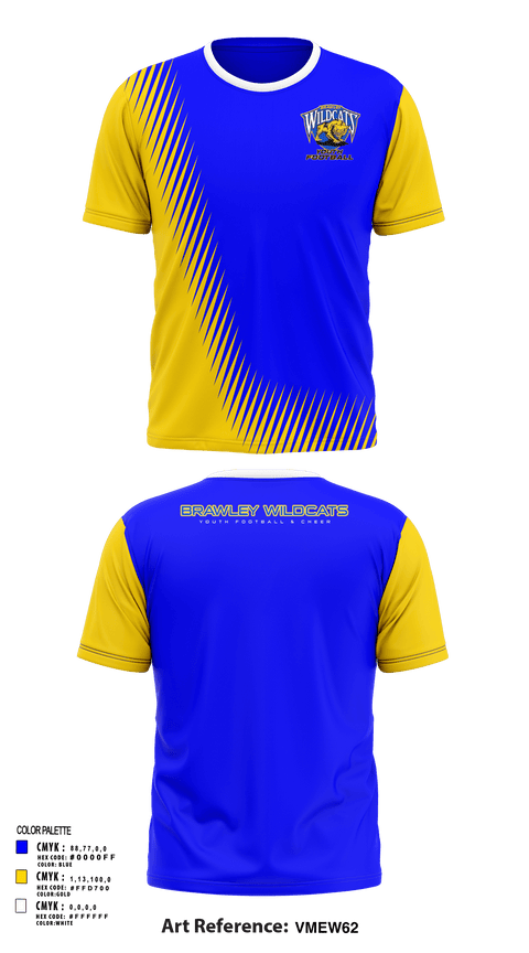 Short Sleeve Performance Shirt, Brawley Youth Football and Cheer, Football, Teamtime, Team time, sublimation, custom sports apparel, team uniforms, spirit wear, spiritwear, sports uniforms, custom shirts, team store, custom team store, fundraiser sports, apparel fundraiser