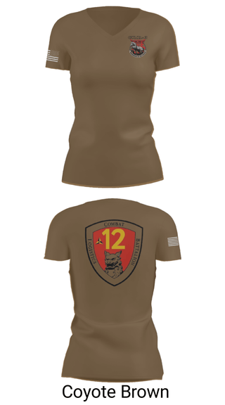 Women's Short Sleeve Vneck Shirt, CLB 12, Marines, Teamtime, Team time, sublimation, custom sports apparel, team uniforms, spirit wear, spiritwear, sports uniforms, custom shirts, team store, custom team store, fundraiser sports, apparel fundraiser