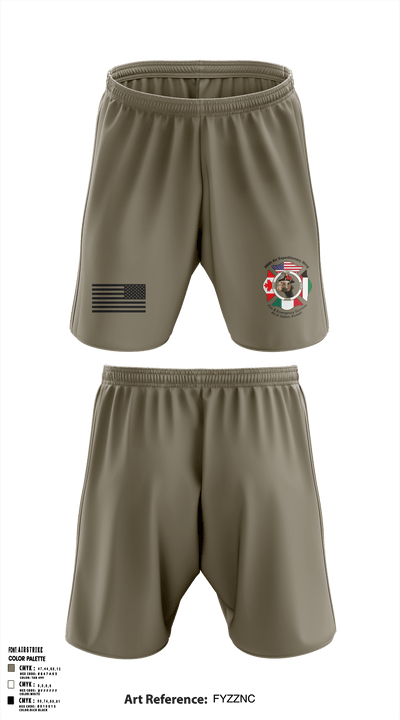 386th ECES/CEF 44039063 Athletic Shorts With Pockets - 7