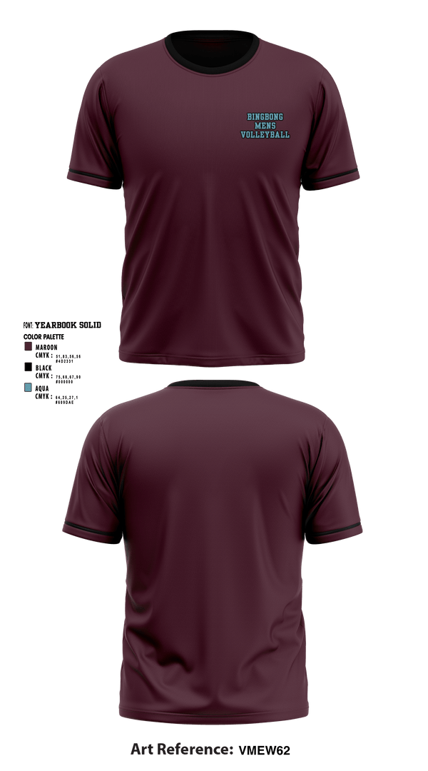 Short Sleeve Performance Shirt, BingBong, Men's Volleyball, Teamtime, Team time, sublimation, custom sports apparel, team uniforms, spirit wear, spiritwear, sports uniforms, custom shirts, team store, custom team store, fundraiser sports, apparel fundraiser