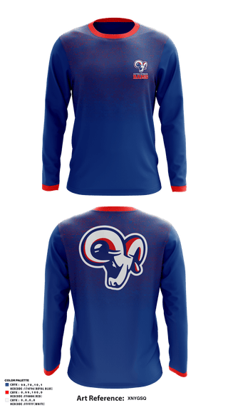 Long Sleeve Performance Shirt, Greene Central Rams, Wrestling, Teamtime, Team time, sublimation, custom sports apparel, team uniforms, spirit wear, spiritwear, sports uniforms, custom shirts, team store, custom team store, fundraiser sports, apparel fundraiser
