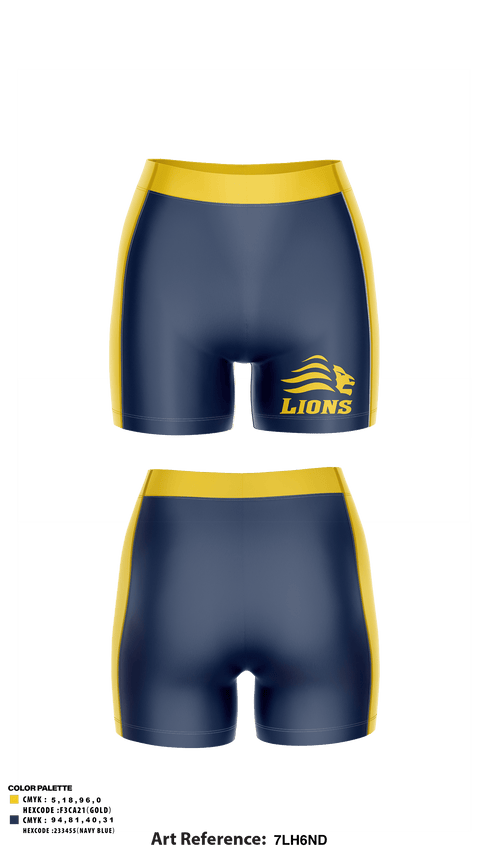 Women's Shorts, Big Valley Christian High School Volleyball, Women's Volleyball, Teamtime, Team time, sublimation, custom sports apparel, team uniforms, spirit wear, spiritwear, sports uniforms, custom shirts, team store, custom team store, fundraiser sports, apparel fundraiser