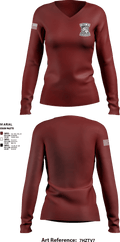 DET2 59094462 Women's Long Sleeve V-neck Shirt - 2