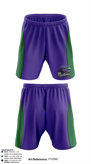 Athletic Shorts With Pockets, Gator Prep, Football, Teamtime, Team time, sublimation, custom sports apparel, team uniforms, spirit wear, spiritwear, sports uniforms, custom shirts, team store, custom team store, fundraiser sports, apparel fundraiser