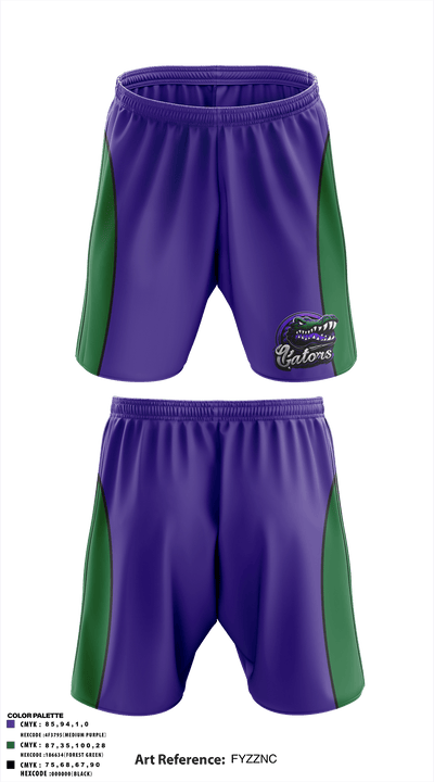 Gator Prep 71279650 Athletic Shorts With Pockets - 2