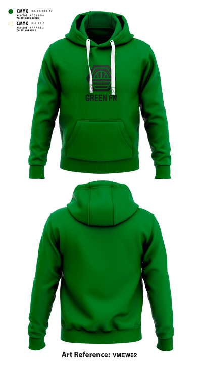 Green fn 74053106 Hoodie - 1