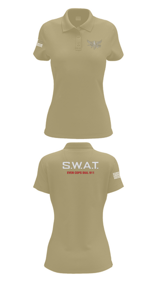 Women's Short Sleeve Performance Polo, MONTVILLE SERT, Police, Teamtime, Team time, sublimation, custom sports apparel, team uniforms, spirit wear, spiritwear, sports uniforms, custom shirts, team store, custom team store, fundraiser sports, apparel fundraiser