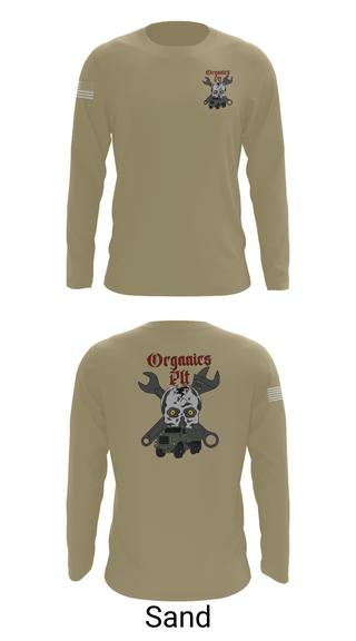 Long Sleeve Performance Shirt, Organics plt, Marines, Teamtime, Team time, sublimation, custom sports apparel, team uniforms, spirit wear, spiritwear, sports uniforms, custom shirts, team store, custom team store, fundraiser sports, apparel fundraiser