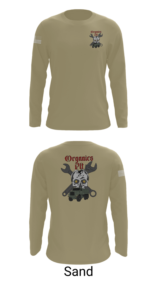 Long Sleeve Performance Shirt, Organics plt, Marines, Teamtime, Team time, sublimation, custom sports apparel, team uniforms, spirit wear, spiritwear, sports uniforms, custom shirts, team store, custom team store, fundraiser sports, apparel fundraiser
