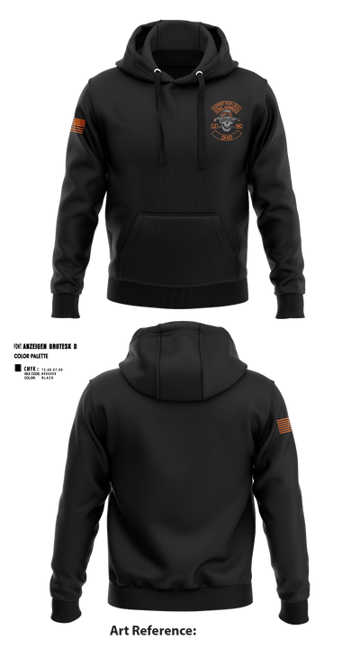 Yougstown Steel hammerz 95507834 Hoodie - 1