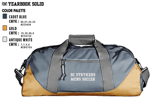 Duffle Bag, BC Strykers, Men's Soccer, Teamtime, Team time, sublimation, custom sports apparel, team uniforms, spirit wear, spiritwear, sports uniforms, custom shirts, team store, custom team store, fundraiser sports, apparel fundraiser