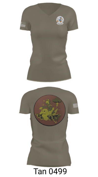 6 AMXS 55831023 Women's Short Sleeve V-neck Shirt - 68