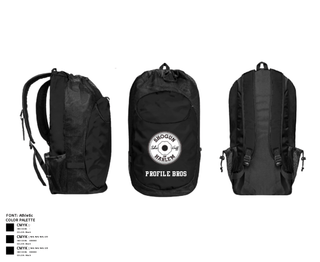 Gear Bag, Profile Bros, , Teamtime, Team time, sublimation, custom sports apparel, team uniforms, spirit wear, spiritwear, sports uniforms, custom shirts, team store, custom team store, fundraiser sports, apparel fundraiser